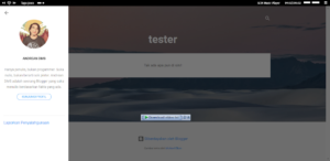 penampakan tester