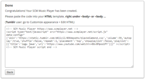 script kode scmplayer