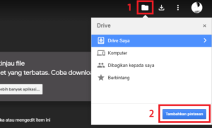 tambahkan pintasan ke drive saya