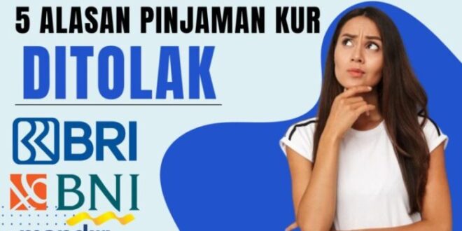 Alasan ditolak saat mengajukan pinjaman online